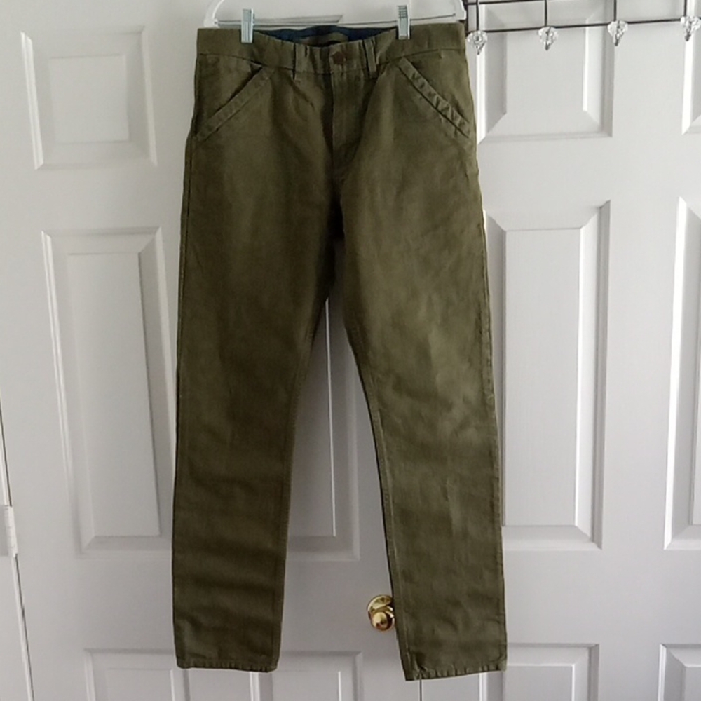 Classic Olive Chinos for Men
